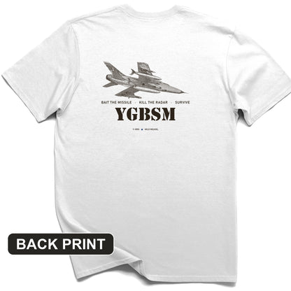 YGBSM Wild Weasel Back Print T-Shirt