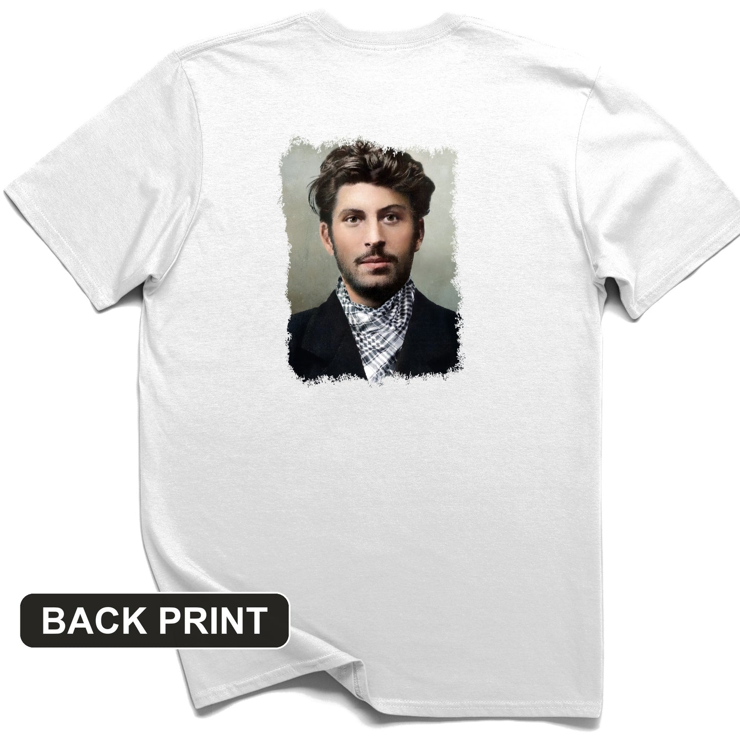 Young Stalin Back Print T-Shirt