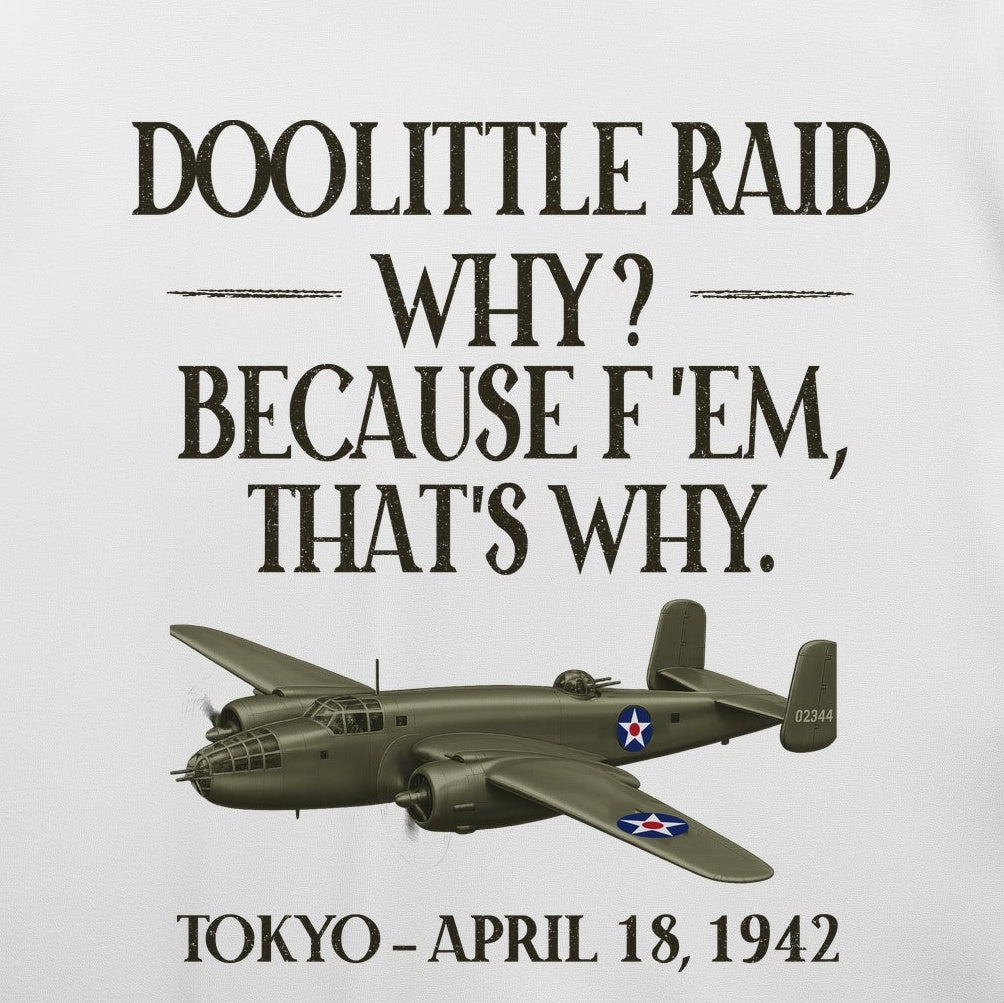 Doolittle Raid T-Shirt — print detail close-up