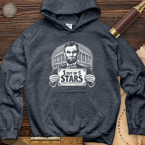 1 Out Of 5 Stars Hoodie Heather Navy / S