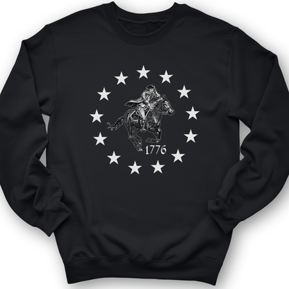1776 Crewneck Black / S