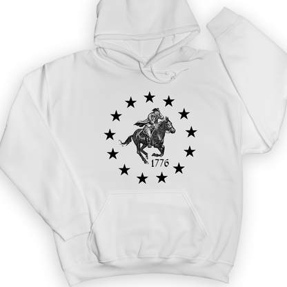 1776 Hoodie White / S