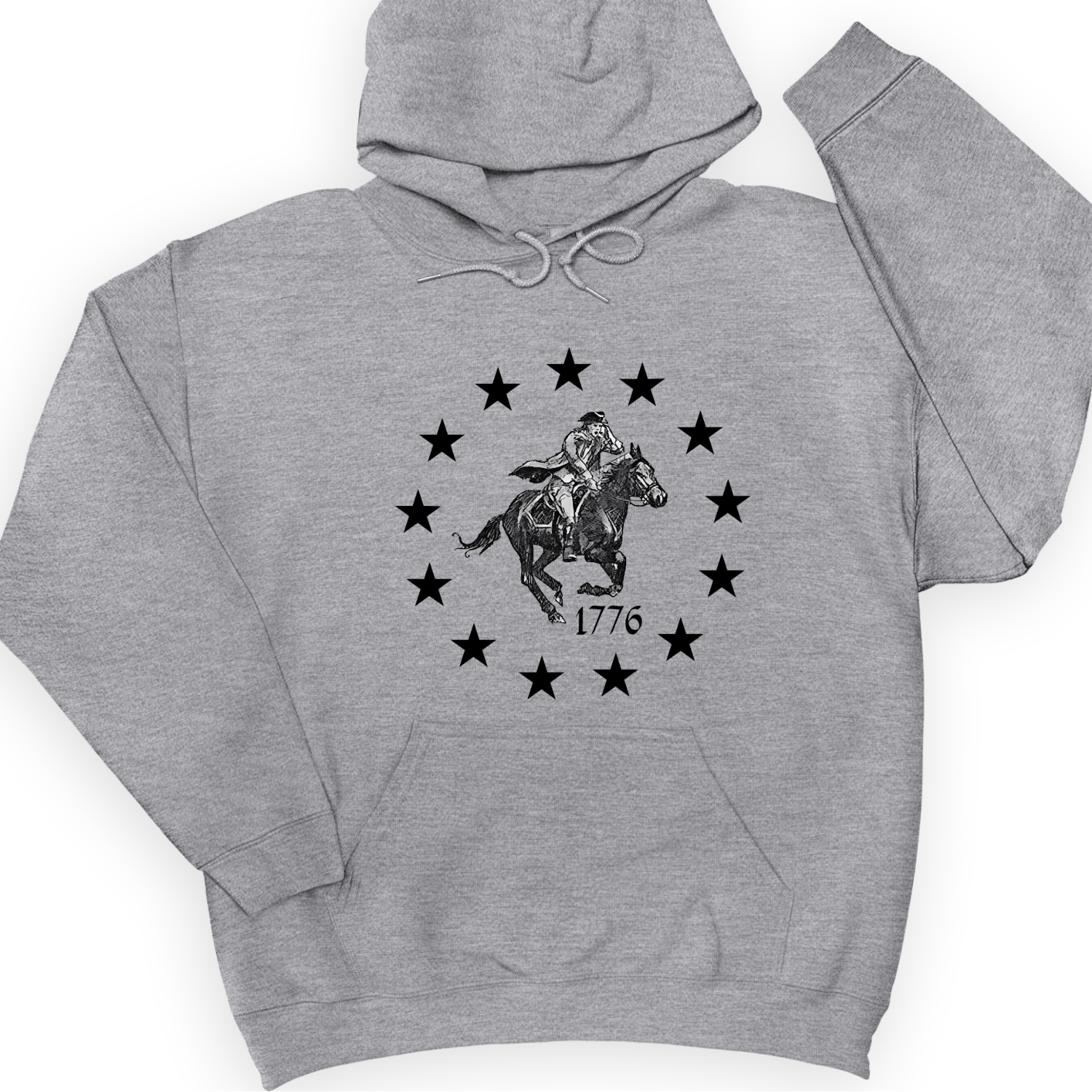 1776 Hoodie Sport Grey / S