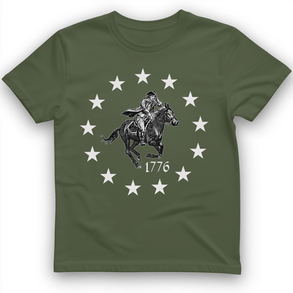 1776 T-Shirt Military Green / S