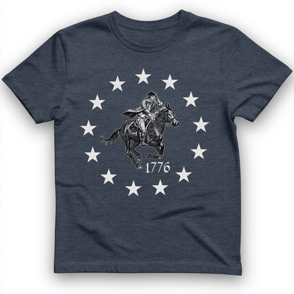 1776 T-Shirt Heather Navy / S