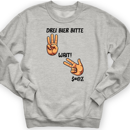 3 Beers Crewneck Sport Grey / S