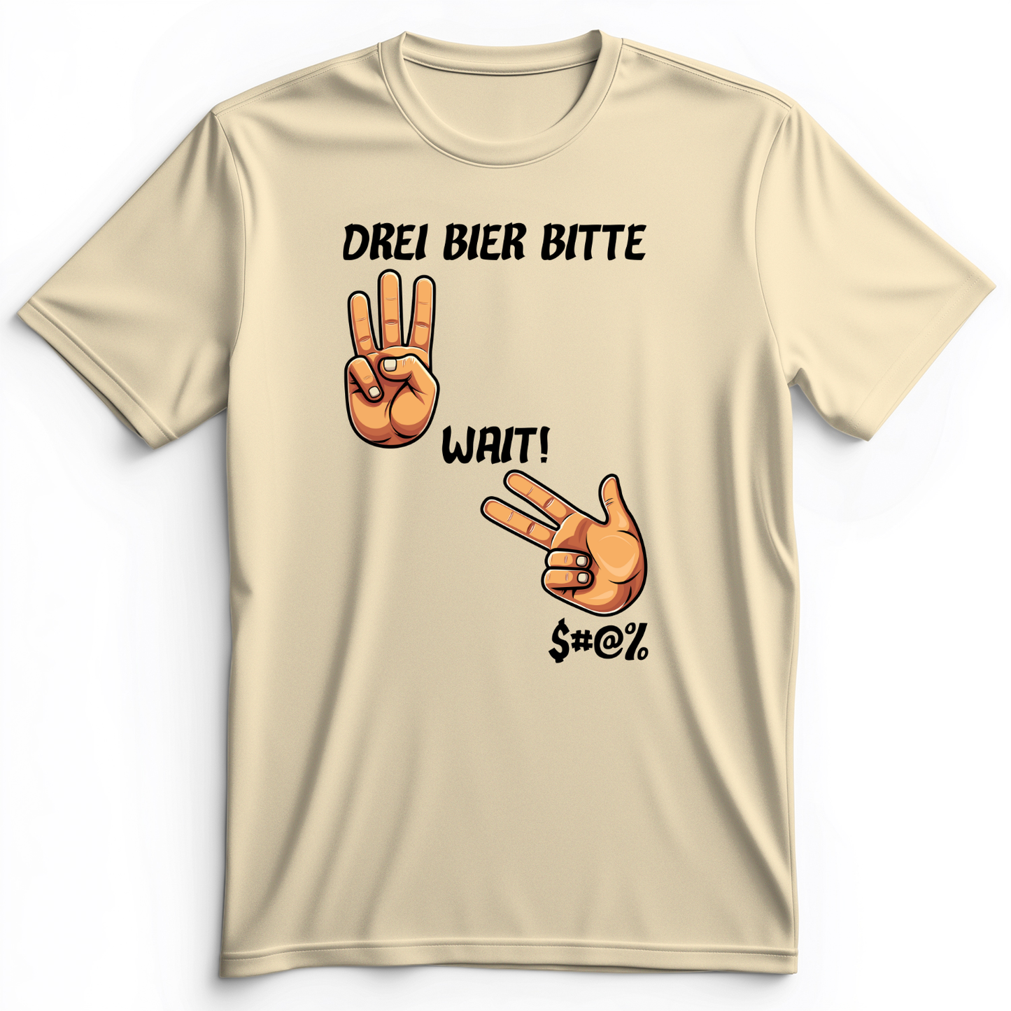 3 Beers Premium Tee Natural / S