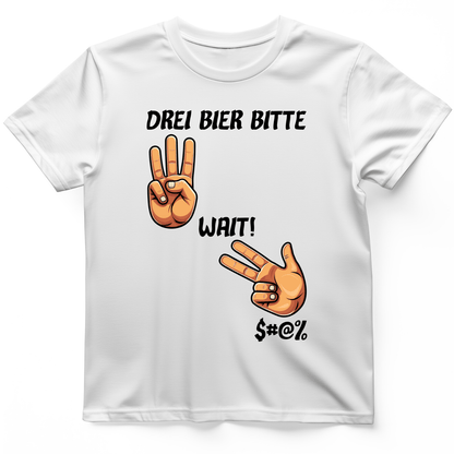 3 Beers T-Shirt White / S