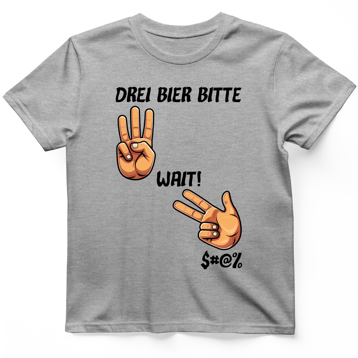 3 Beers T-Shirt Sport Grey / S