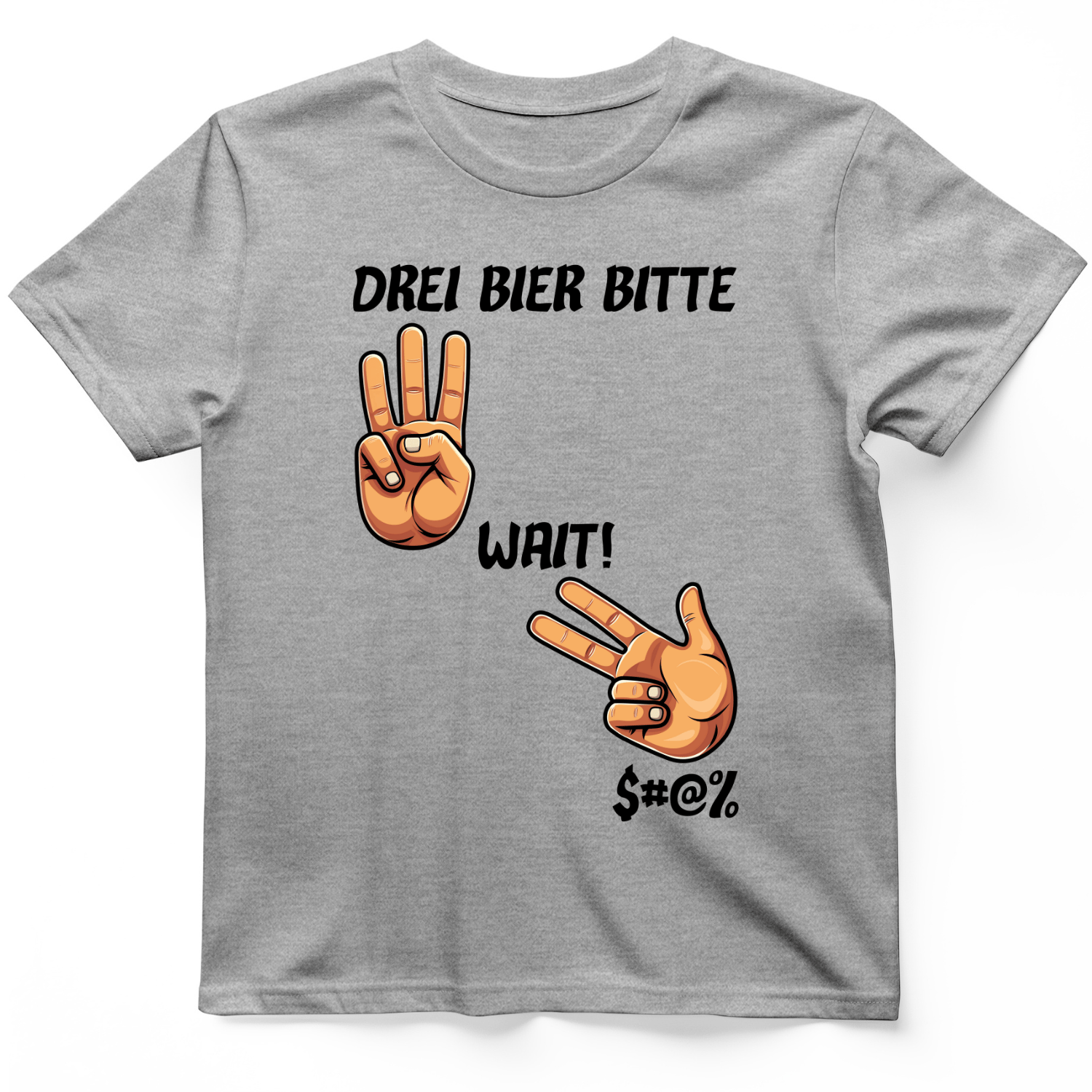 3 Beers T-Shirt Sport Grey / S