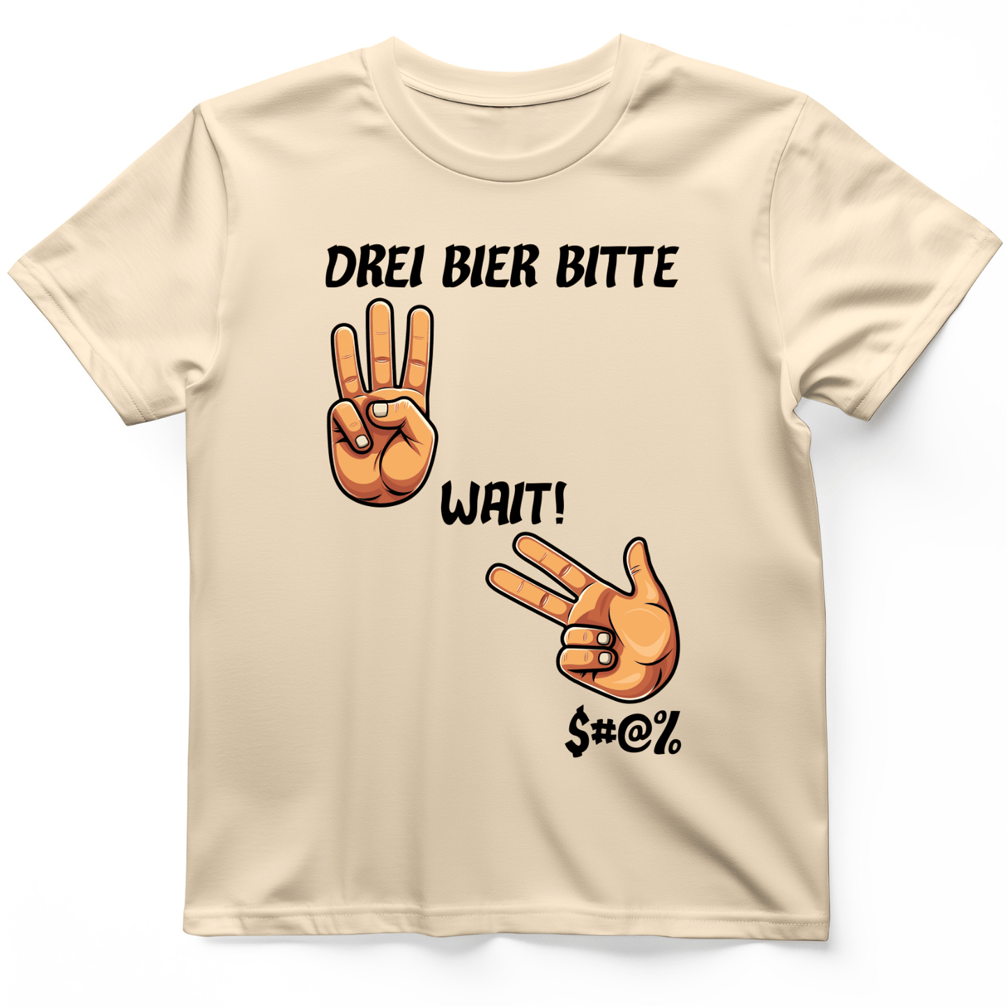 3 Beers T-Shirt Natural / S