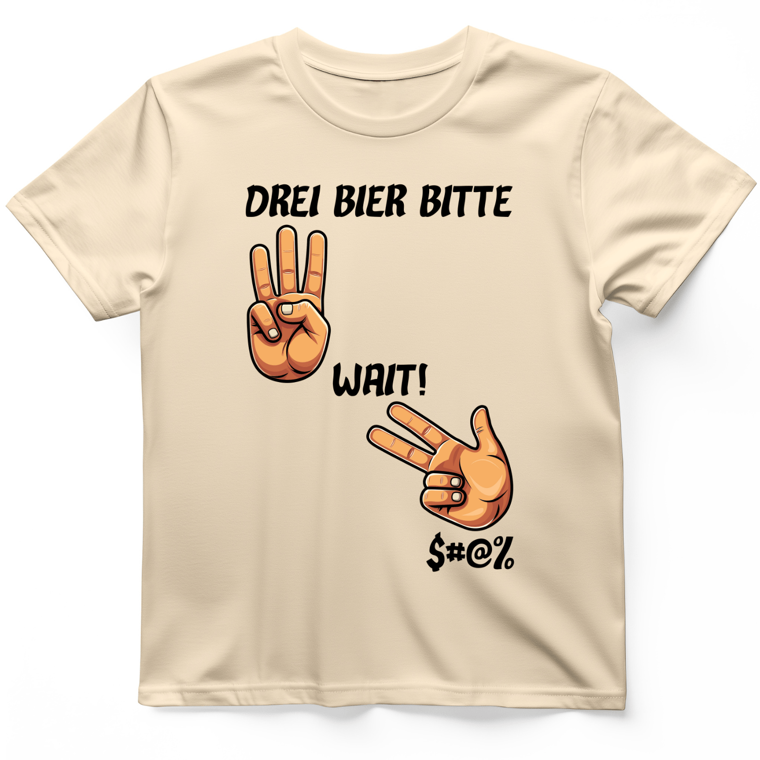 3 Beers T-Shirt Natural / S