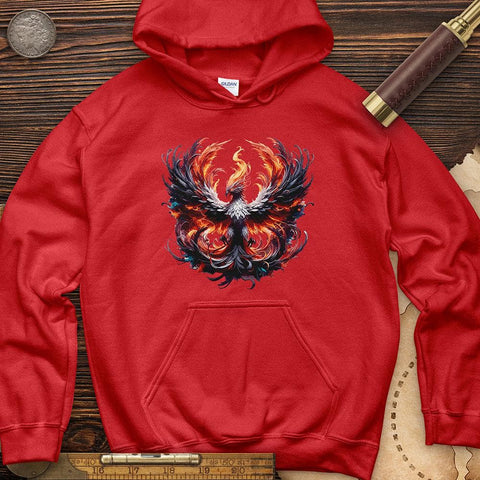 3D Phoenix Hoodie Red / S