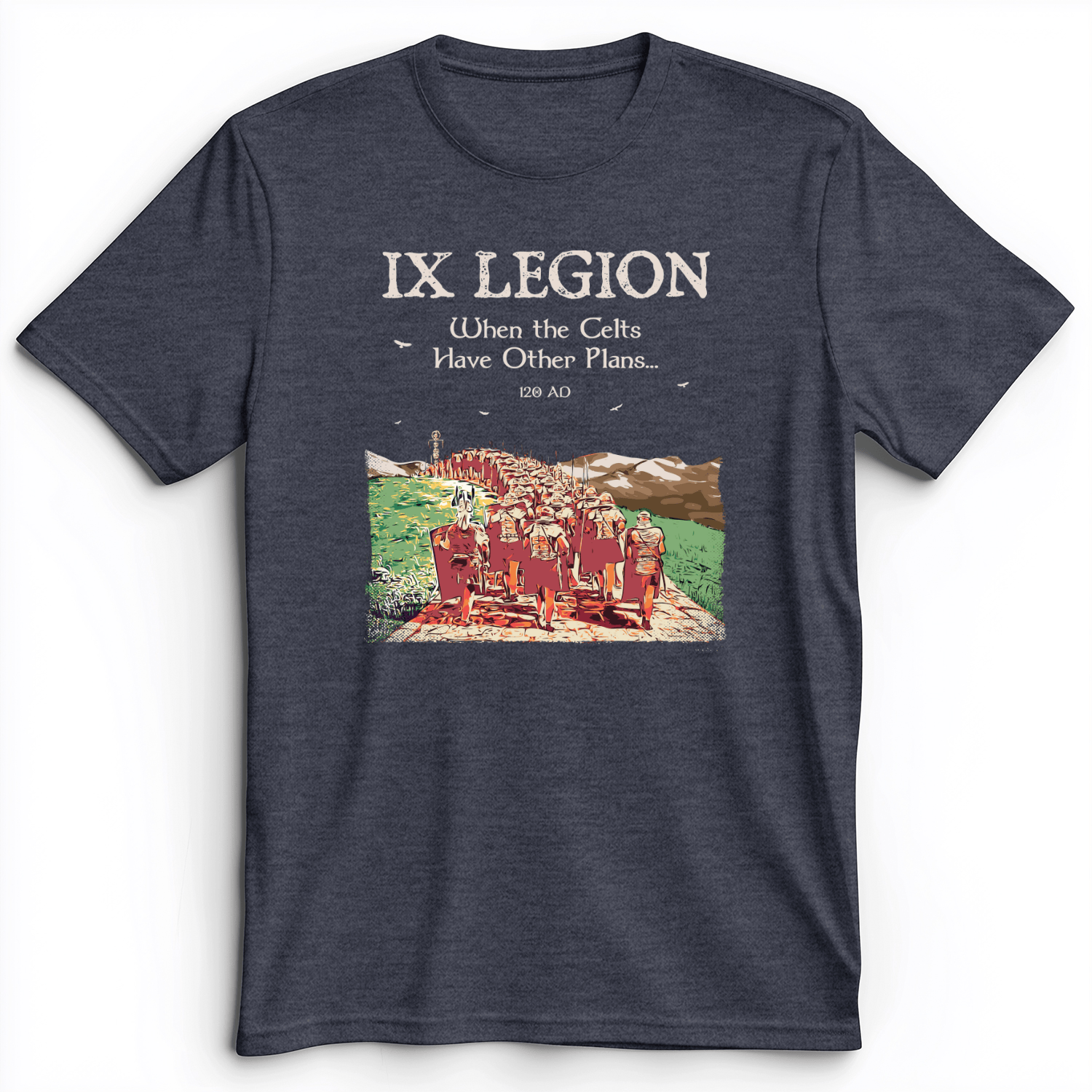 9th Legion Premium Tee Heather Navy / S
