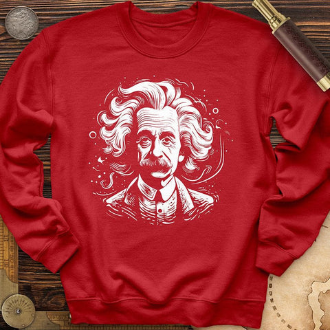 A. Einstein Crewneck Red / S