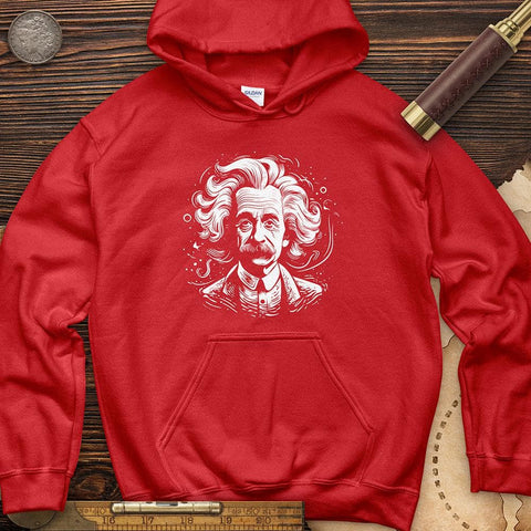 A. Einstein Hoodie Red / S
