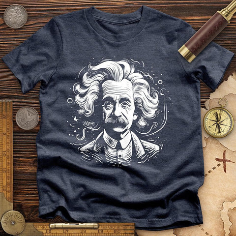 A. Einstein T-Shirt Heather Navy / S