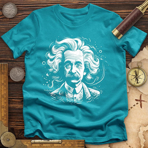 A. Einstein T-Shirt Tropical Blue / S