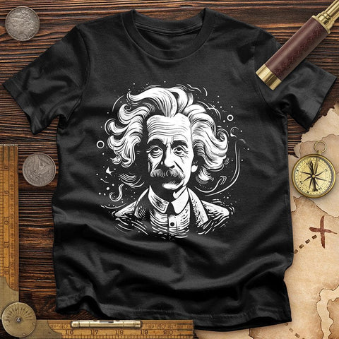 A. Einstein T-Shirt Black / S