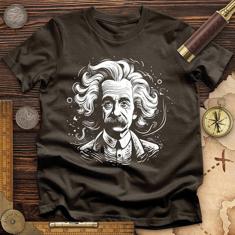 A. Einstein T-Shirt Dark Chocolate / S