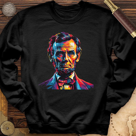 Abe Lincoln Vibrant Crewneck Black / S