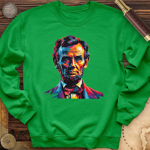 Abe Lincoln Vibrant Crewneck Irish Green / S