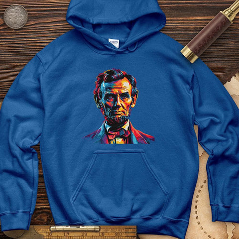 Abe Lincoln Vibrant Hoodie Royal / S