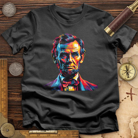 Abe Lincoln Vibrant T-Shirt Charcoal / S