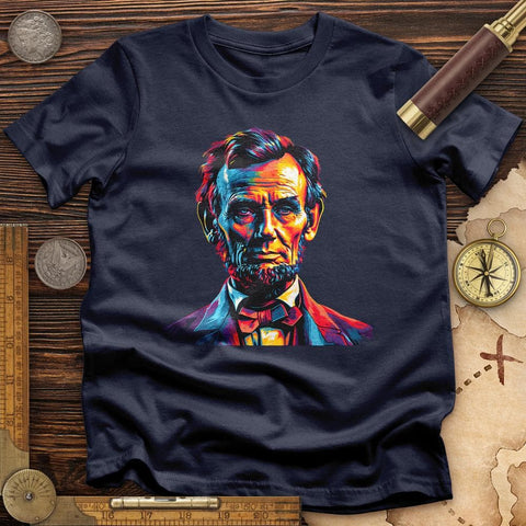 Abe Lincoln Vibrant T-Shirt Navy / S