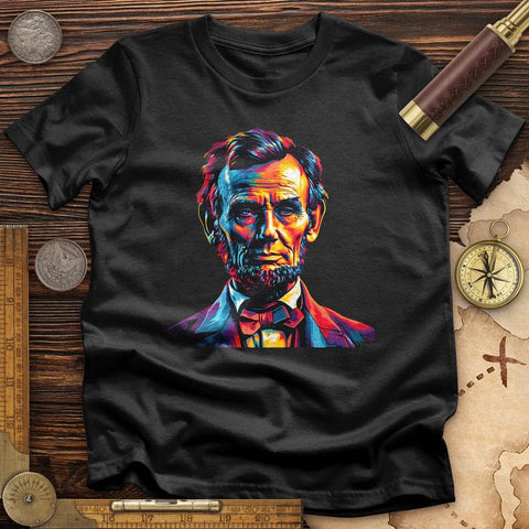 Abe Lincoln Vibrant T-Shirt Black / S