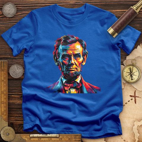 Abe Lincoln Vibrant T-Shirt Royal / S