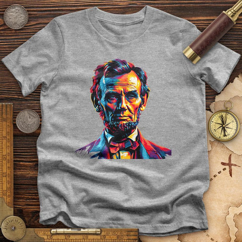 Abe Lincoln Vibrant T-Shirt Sport Grey / S