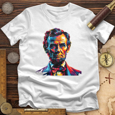 Abe Lincoln Vibrant T-Shirt White / S