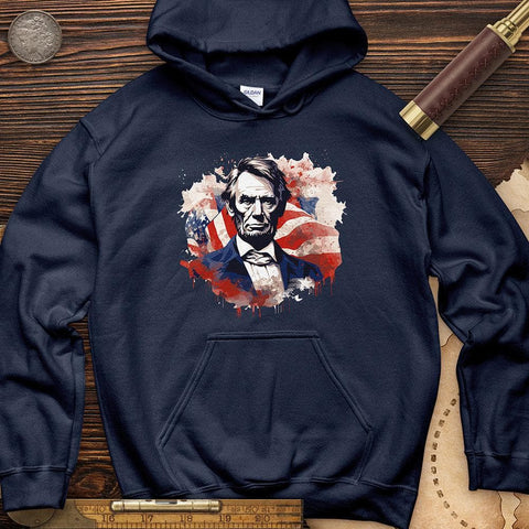 Abraham Lincoln Hoodie Navy / S