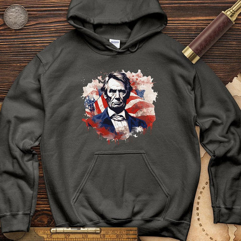 Abraham Lincoln Hoodie Charcoal / S