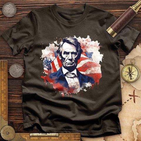 Abraham Lincoln T-Shirt Dark Chocolate / S