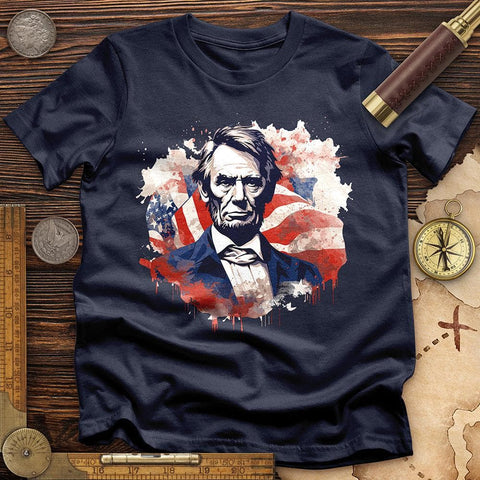 Abraham Lincoln T-Shirt Navy / S