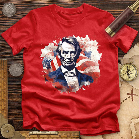 Abraham Lincoln T-Shirt Red / S