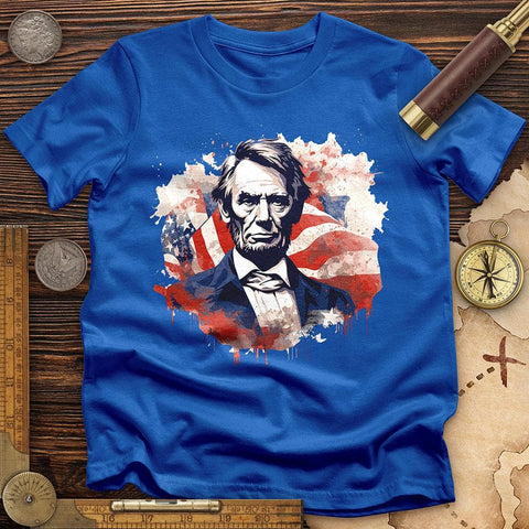 Abraham Lincoln T-Shirt Royal / S