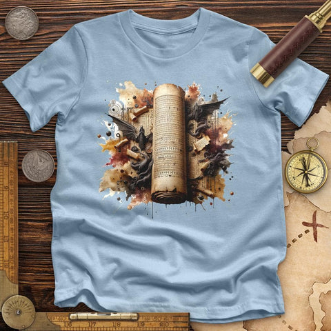 Aged Parchment Scroll High Quality Tee