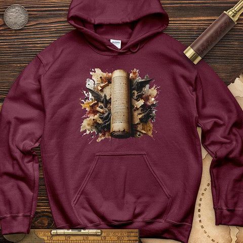 Aged Parchment Scroll Hoodie