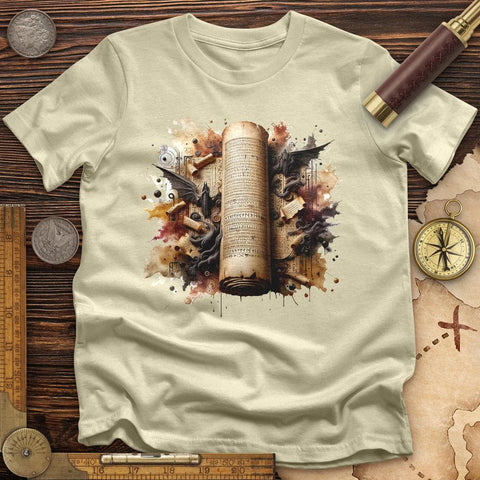 Aged Parchment Scroll T-Shirt