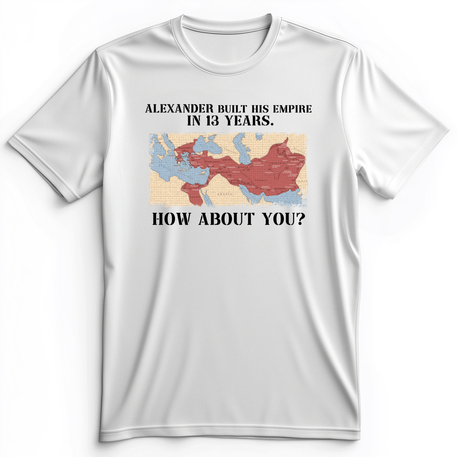 Alexander Conquered Premium Tee White / S