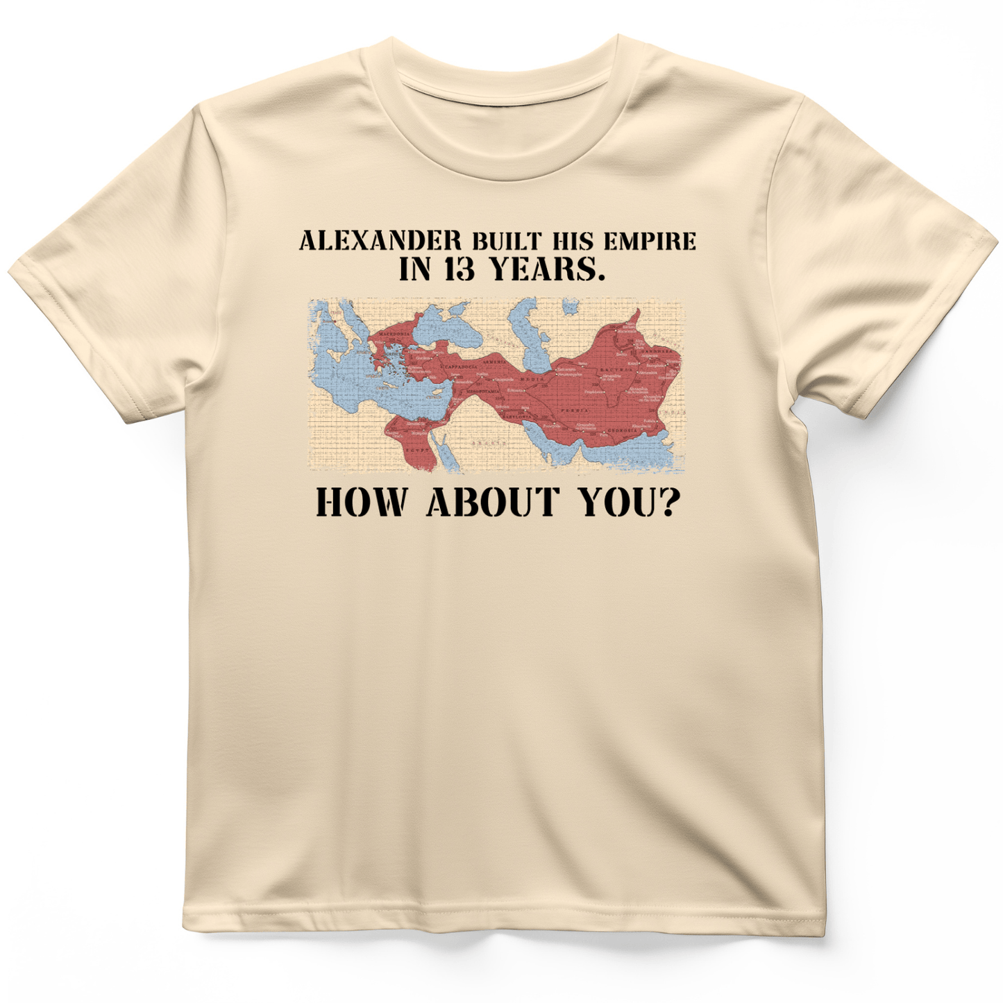 Alexander Conquered T-Shirt Natural / S