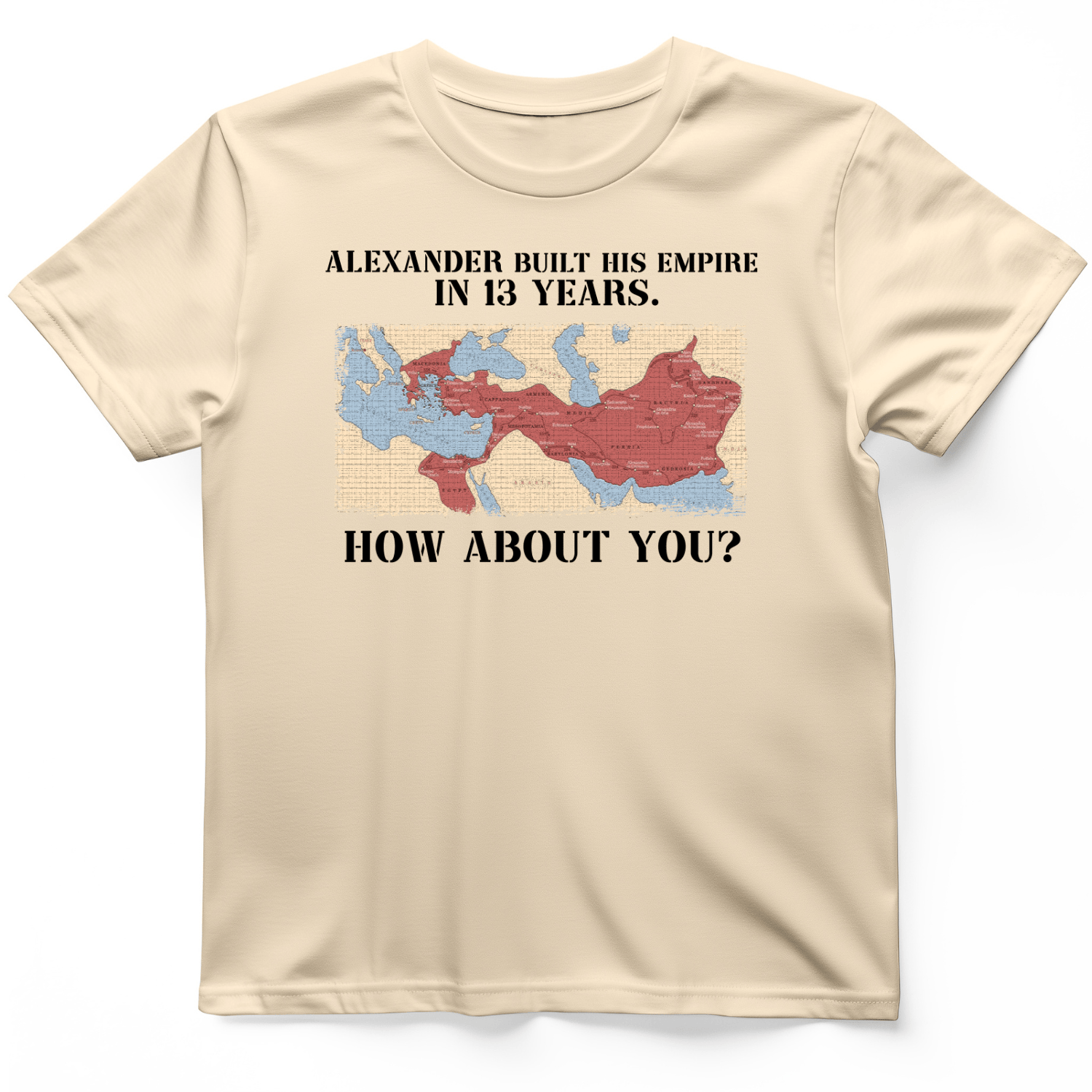 Alexander Conquered T-Shirt Natural / S