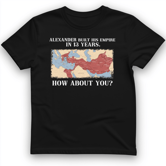 Alexander Conquered T-Shirt Black / S