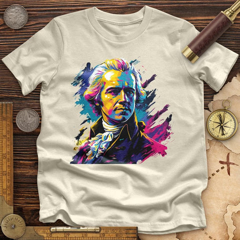 Alexander Hamilton Vibrant High Quality Tee Natural / S