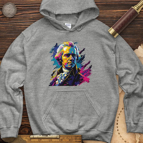 Alexander Hamilton Vibrant Hoodie Sport Grey / S