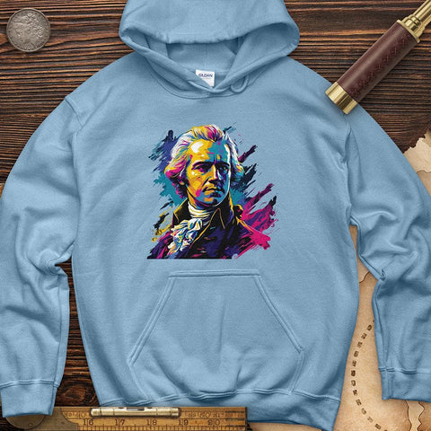 Alexander Hamilton Vibrant Hoodie Light Blue / S