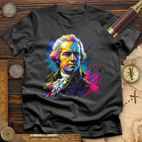 Alexander Hamilton Vibrant T-Shirt Charcoal / S